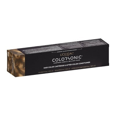L'Oreal Paris Colorsonic Ammonia Free Permanent Hair Color Cartridge Device Sold Separately Light Brown Gold 6G - Imperfect Box
