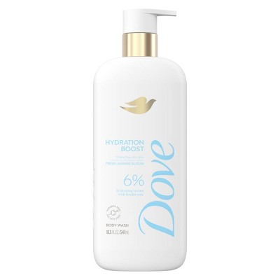 Dove Hydration Boost Serum Body Wash Drenches Dry Skin with 6% Hydrating Serum with Hyaluronic Acid 18.5 fl oz - New
