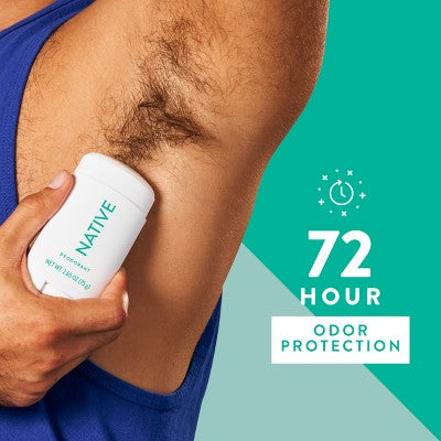 Native Solid Deodorant for Men & Women Palm Leaf & Agave Aluminum Free 2.65oz - New