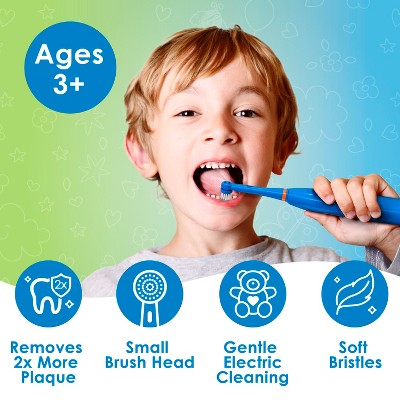 Brusheez Buddy the Bear Children's Electric Kids Toothbrush Set - Imperfect Box