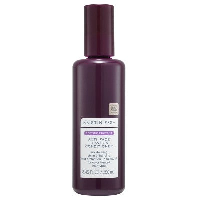 Kristin Ess+ Color Safe Leave-In Conditioner & Heat Protectant Sulfate-Free UV Color Shield & Peptide Technology 8.45 fl oz - Imperfect Container