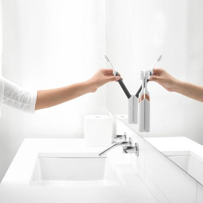 quip Sonic Electric Metal Toothbrush and Travel Case Slate - Imperfect Box