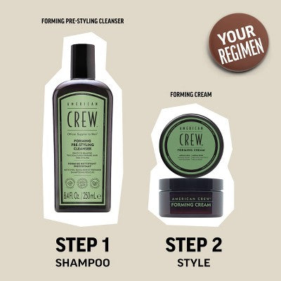 American Crew Men's Medium Hold and Medium Shine Forming Gel Cream 3oz - New