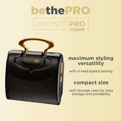 Conair InfintiPro Soft Bonnet Hair Dryer Gold - Imperfect Box