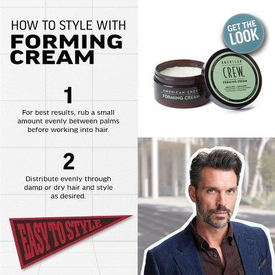 American Crew Men's Medium Hold and Medium Shine Forming Gel Cream 3oz - New