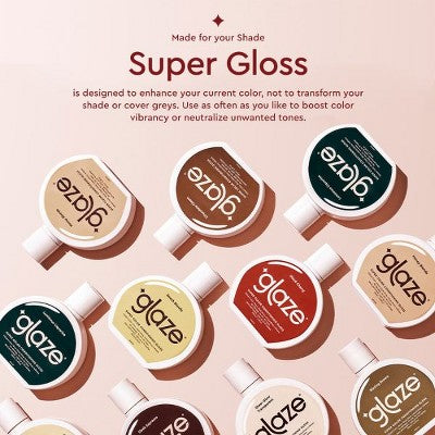 Glaze SuperGloss Color Conditioning Hair Gloss Glace; Cherry Vibrant Red 6.4 fl oz - Imperfect Container