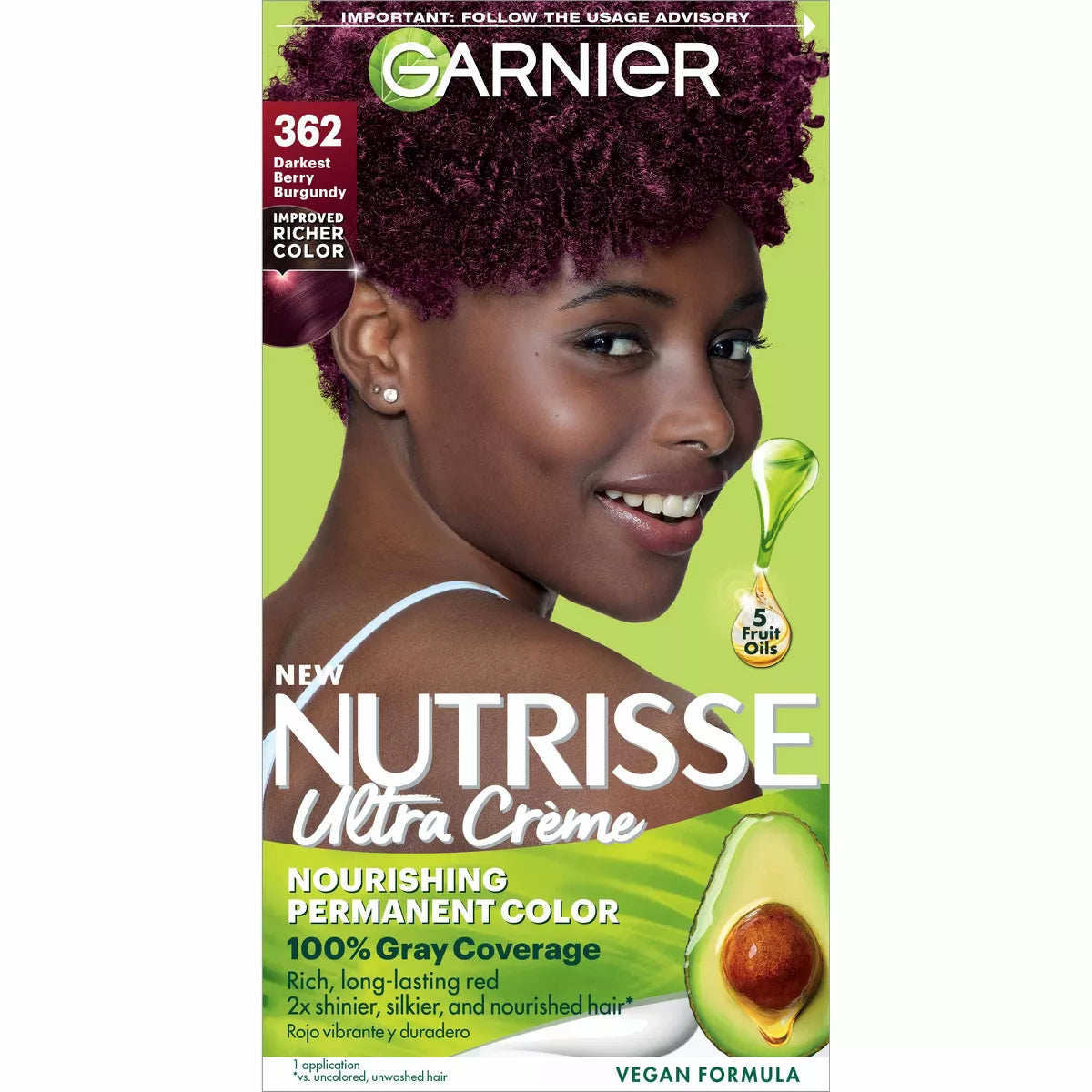 GARNIER Nutrisse Ultra Color Nourishing Hair Color Creme