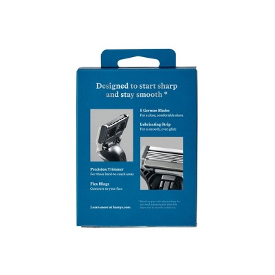 Harry's 5-Blade Men's Razor Blade Refills 8 Cartridges Compatible with All Harry's Razors and Flamingo Razors - Imperfect Box