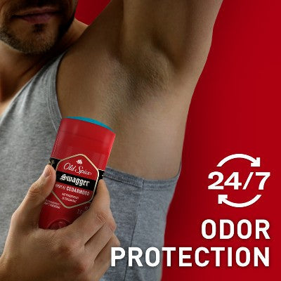 Old Spice Red Collection Solid Deodorant for Men Swagger Scent Aluminum-Free 2pk/3oz - Imperfect Box