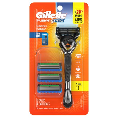 Gillette ProGlide Razor for Men Handle + 4 Blade Refills - Imperfect Box
