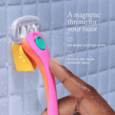 Billie Women's Malibu Razor Kit 1 Handle + Magnetic Holder + 2 Blade Refills - Imperfect Box