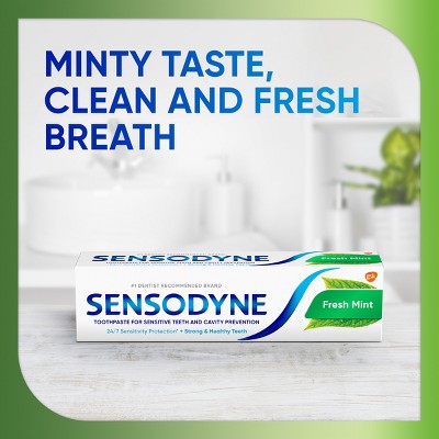Sensodyne Fresh Mint Sensitivity Protection 2pk Toothpaste - New