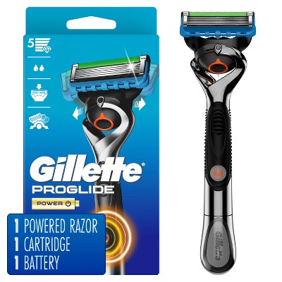 Gillette ProGlide Power Razor for Men 1 Gillette Power Razor Handle + 1 Blade Refill - New