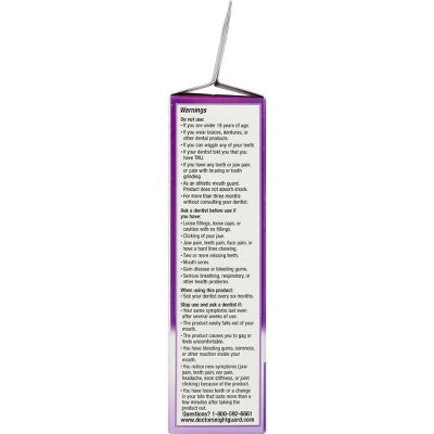 The Doctors Advanced Comfort Night Guard for Nighttime Teeth Grinding 1ct Guard with Storage Case - Imperfect Box