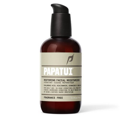 Papatui Restoring Men Facial Moisturizer Unscented 3.3 fl oz - Imperfect Container