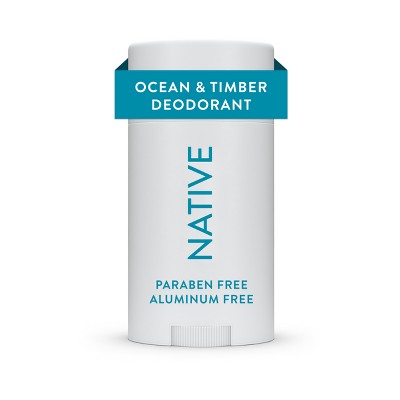 Native Solid Deodorant for Men & Women Ocean & Timber Aluminum-Free 2.65oz - New