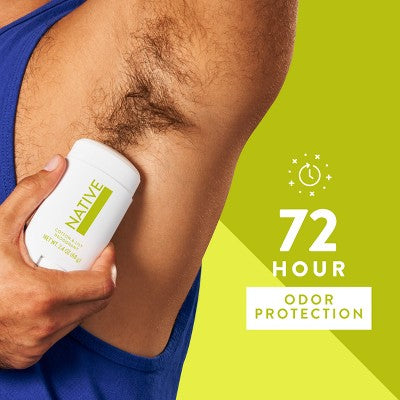Native Sensitive Solid Deodorant for Women & Men Aloe & Green Tea Aluminum & Baking Soda Free 2.65oz - Imperfect Container