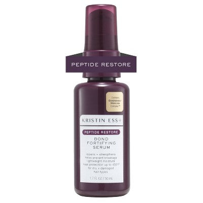 Kristin Ess + Hair Serum for Frizz & Damaged Hair Peptide Bond Repair with Heat Protectant 1.7 fl oz - Imperfect Box