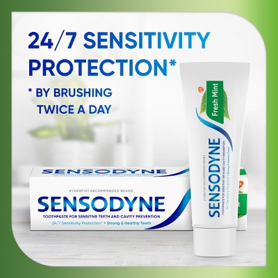 Sensodyne Fresh Mint Sensitivity Protection 2pk Toothpaste - New