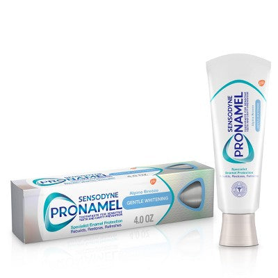 Sensodyne ProNamel Gentle Whitening Toothpaste for Sensitive Teeth 4oz - Imperfect Box