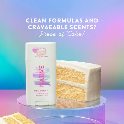 Native Limited Edition Solid Deodorant Vanilla Piece of Cake 2.65oz - Imperfect Container