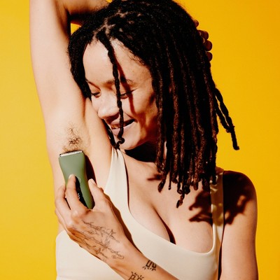 Meridian Trimmer Original Pubic & Body Hair Trimmer for Men & Women, Below-the-Belt Groomer, Ball Trimmer, Bikini Trimmer - Sage