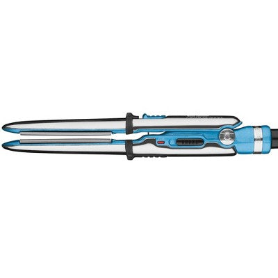 BaBylissPRO Nano Titanium Prima2000 Stainless Steel Mini Straightening Flat Iron Blue 3/4" - Imperfect Box