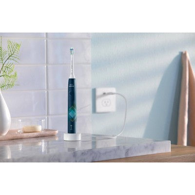 Philips Sonicare 4100 Plaque Control Rechargeable Electric Toothbrush HX3689/22 Navy - Imperfect Box