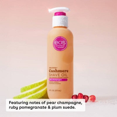eos Cashmere Shave Oil - Pink Champagne 6 fl oz - New