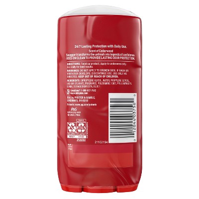 Old Spice Red Collection Solid Deodorant for Men Swagger Scent Aluminum-Free 2pk/3oz - Imperfect Box