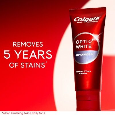 Colgate Optic White Adv Whitening Toothpaste Icy Fresh 3.2oz/3pk - Imperfect Box