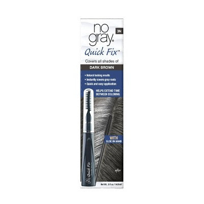 No Gray Quick Fix Color Touch-up Systems Dark Brown 0.5 fl oz - New