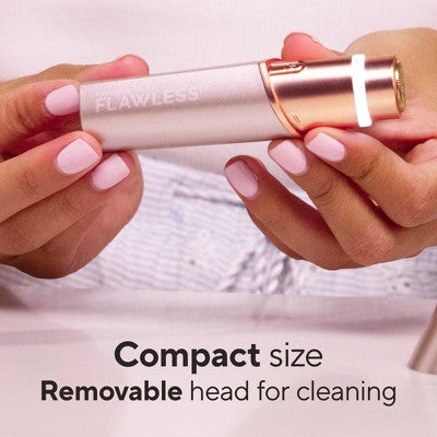 Finishing Touch Flawless Facial Hair Remover Electric Razor for Women Coral - New