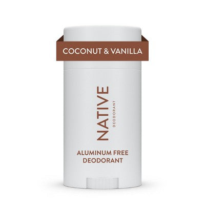 Native Solid Deodorant for Women & Men Coconut & Vanilla Aluminum-Free 2.65oz - Imperfect Container