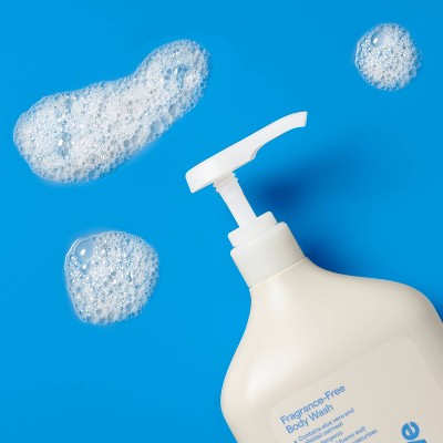 Sensitive Skin Body Wash Eczema Seal Fragrance Free 34oz up&up - New