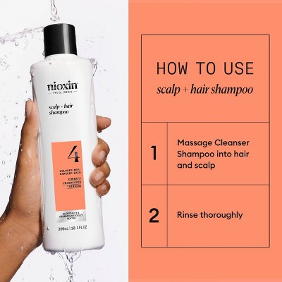 Nioxin System 4 Shampoo Cleanser 10.1 fl oz - Imperfect Container
