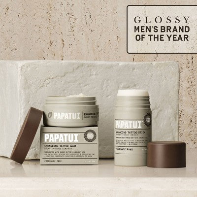 Papatui Enhancing Mens Tattoo Balm Unscented 2 fl oz - Imperfect Box