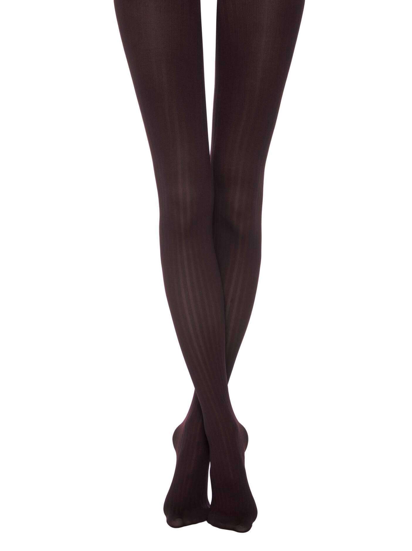 Conte Voyage 60 Den - Fantasy Women's Tights with relief vertical weave (19С-239СП)