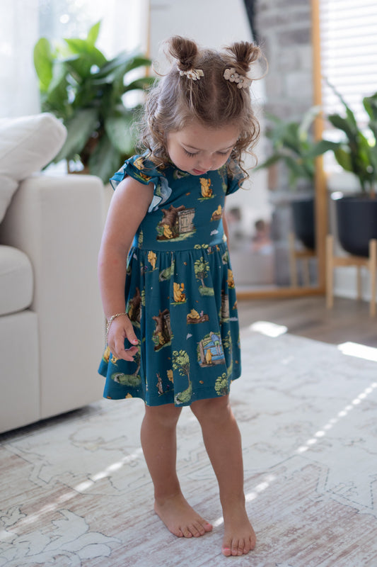 Hundred Acre Woods Flutter Twirl Dress w/ shorts
