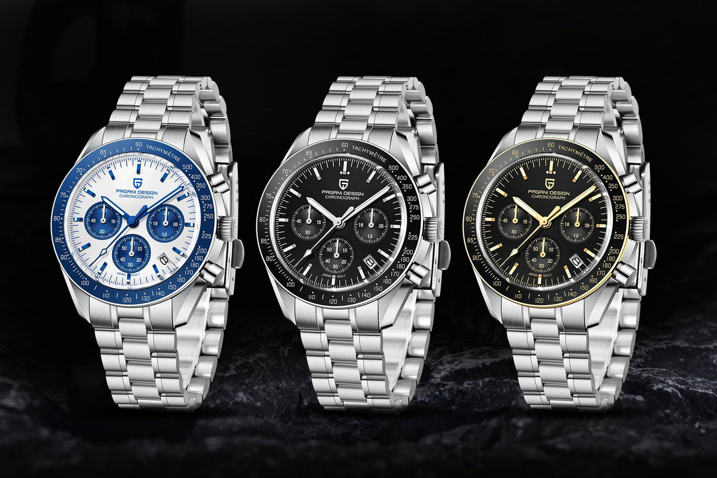 2023 New Men's Speed ChronoLux Quartz Watch: Luxury, Performance, and Elegance with Automatic Date and Sapphire Mirror