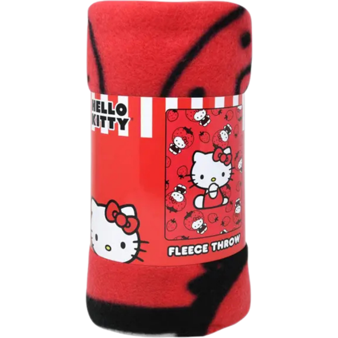 Hello Kitty Fleece Throw Blanket (45″×60″)