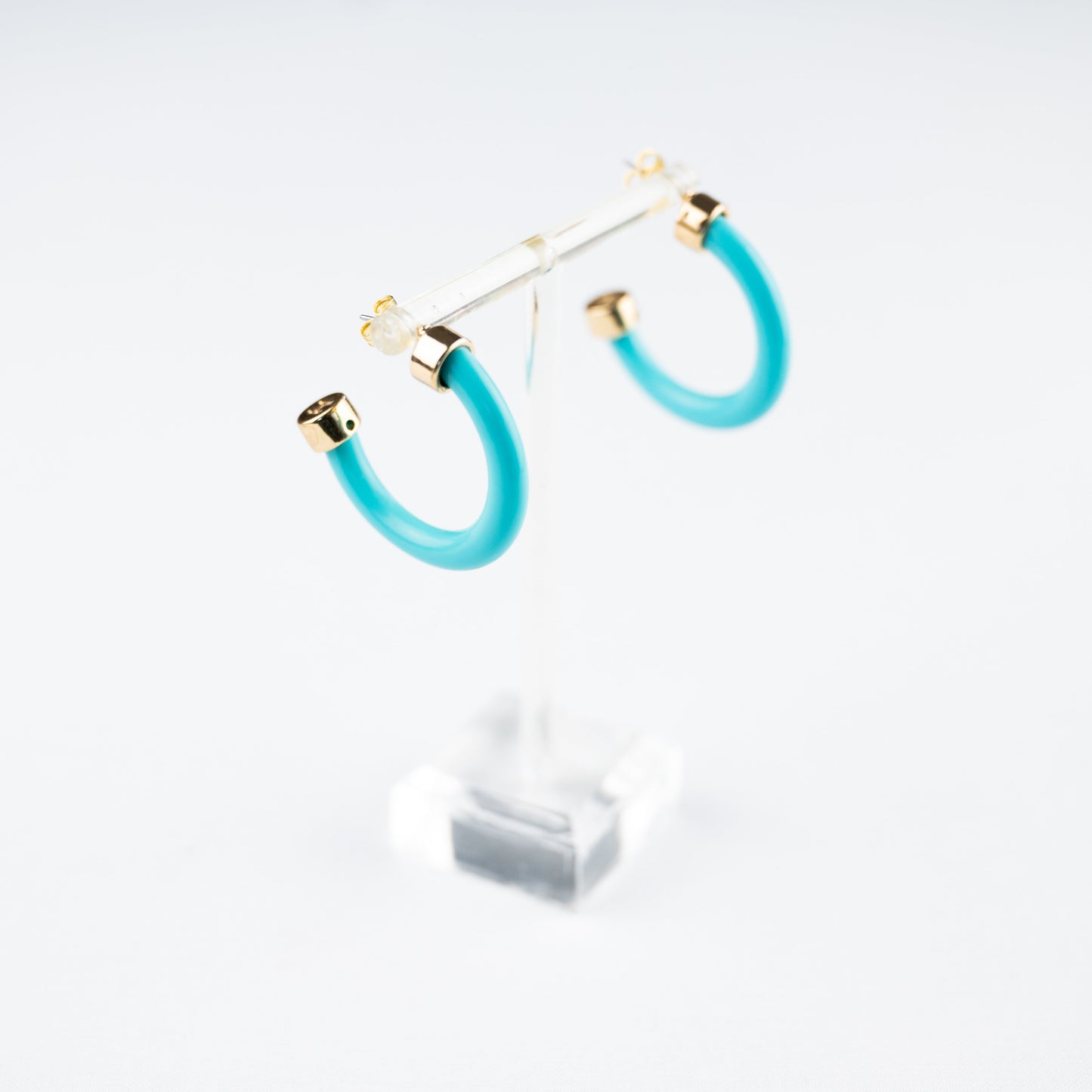 Mini Hoops - Turquoise