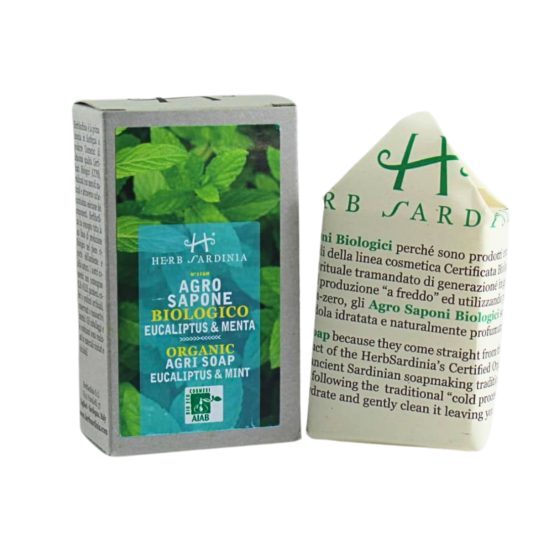 Herb Sardinia Organic Artisanal Agri-Soap Eucalyptus & Mint