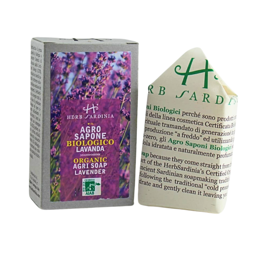 Herb Sardinia Organic Artisanal Agri-Soap Sardinian Lavender