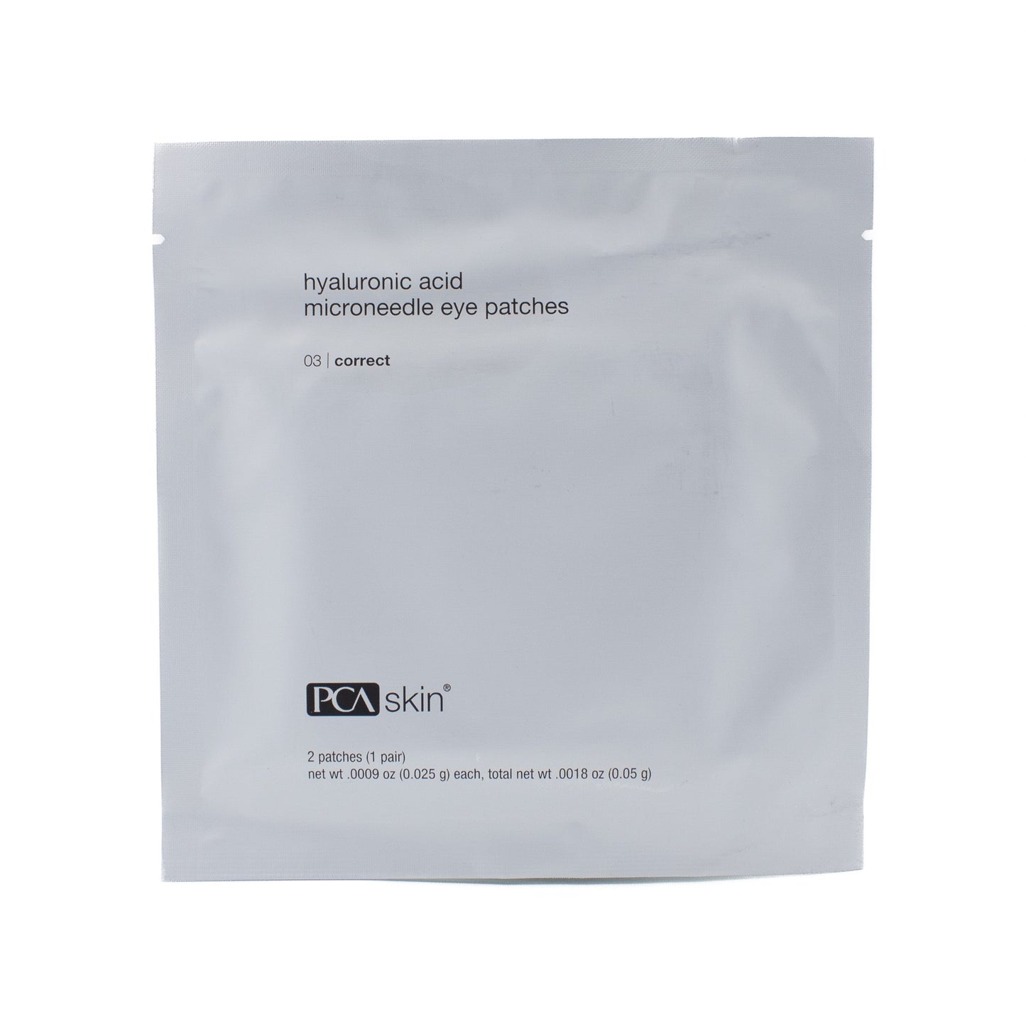 PCA Skin Hyaluronic Acid Microneedle Eye Patches 1 PAIR - New