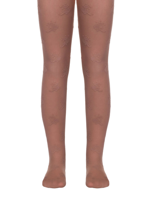 Conte Lissa 20 Den - Fantasy Thin Tights for Girls with a "flower umbrellas" - 4yr. (14С-8СП)
