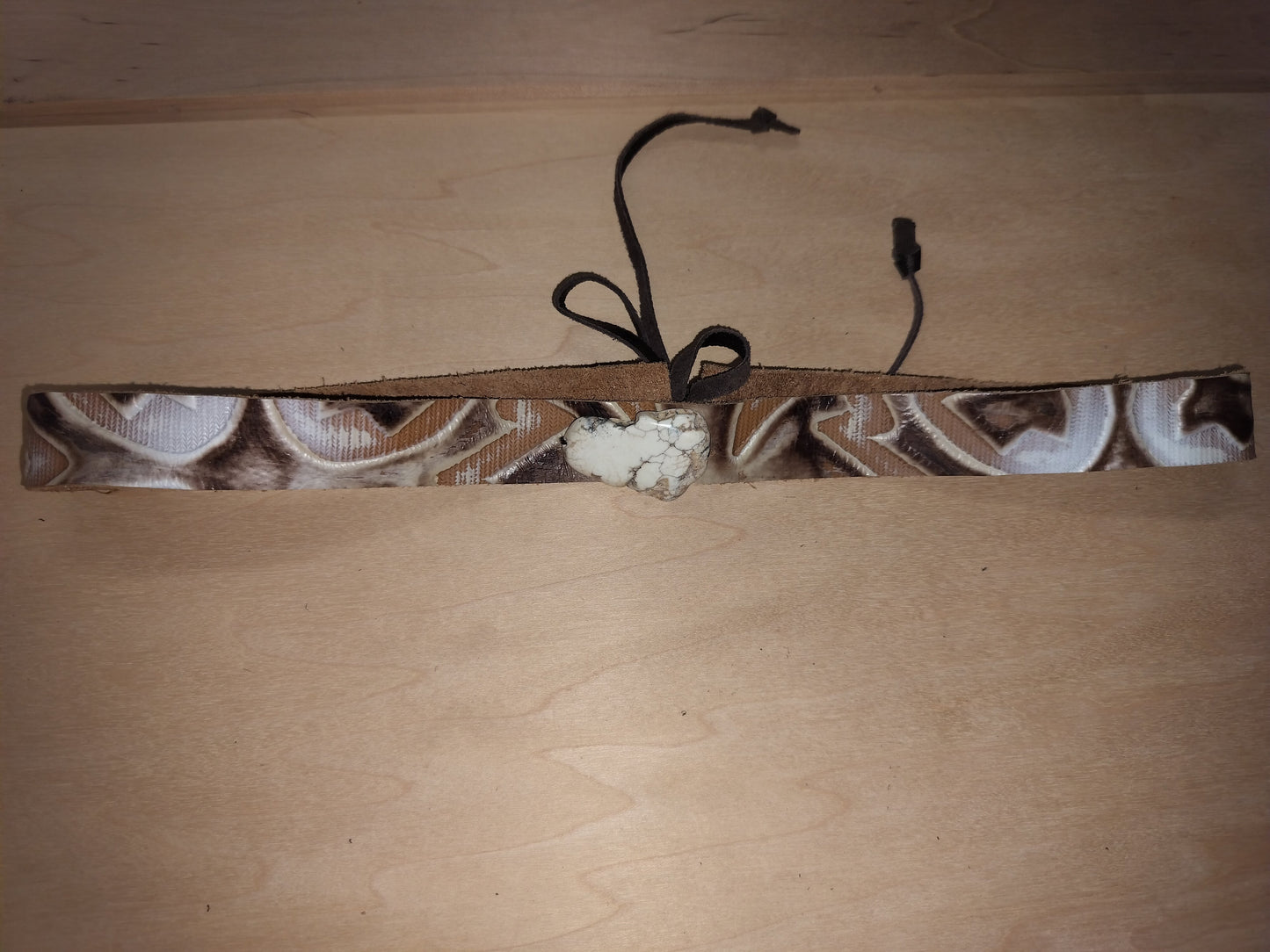 **Sienna Laredo Embossed Leather Hat Band Only 950g