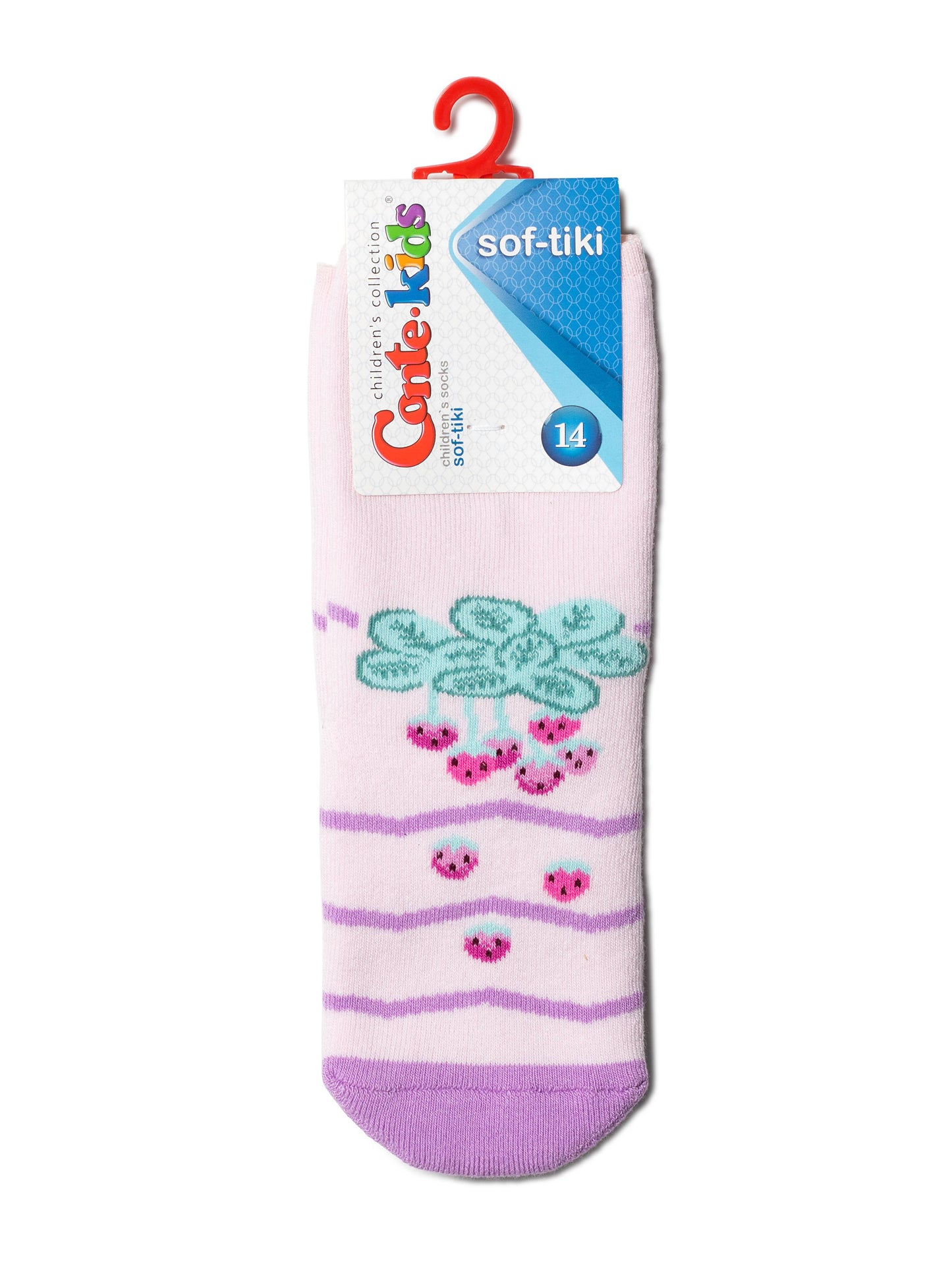 Conte-Kids Sof-tiki #7С-62СП(472) - Lot of 2 pairs Cotton Terry Socks for Girls