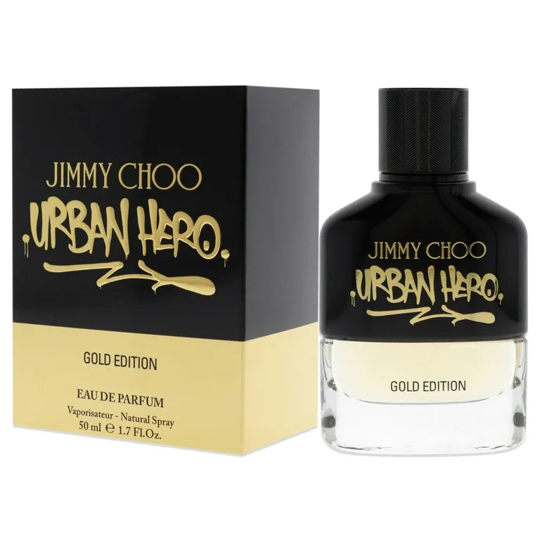 Jimmy Choo Urban Hero Eau De Parfum Spray Gold Edition for Men