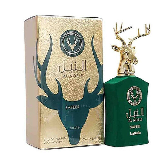 LATTAFA Unisex Al Noble Safeer Green EDP 3.4 oz Fragrances
